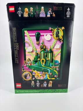 Lego 75685 Wicked Emerald City Wall Art Manual and Box Only No Bricks